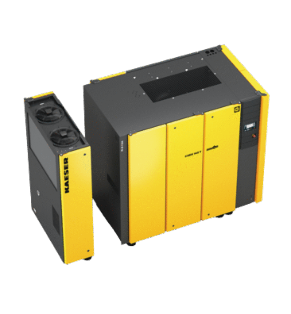 KAESER CSDX 145T 75KW100HP @6 to 12 bar pressure mid-sized direct driven rotary screw air compressor deliver reliable performance and energy efficiency. 559CFM