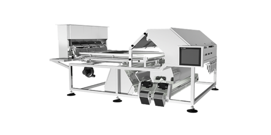 Meyer Belt-Color Sorter(Sortex) for dry-fruits, frozen grains and dehydrated grainssorting.
