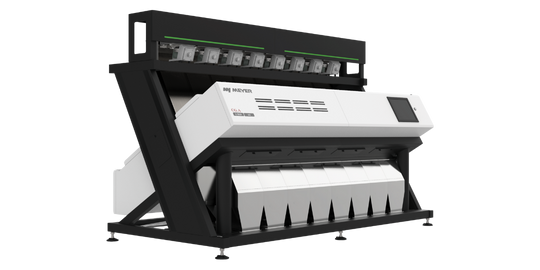 Meyer color sorter CG.A UHD with AI Deep Learning Technology for Worm Holes Sorting.