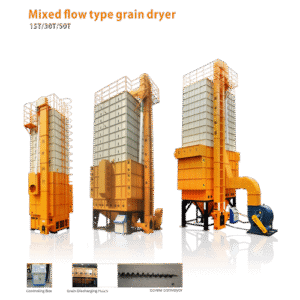 Mixed Flow with Auger and Non Auger grain dryer in 10T, 12T, 15T, and 21T capacity - uniform drying for maize (corn), moong dal, urad dal and all puses, paddy, rice, and wheat (gehu).