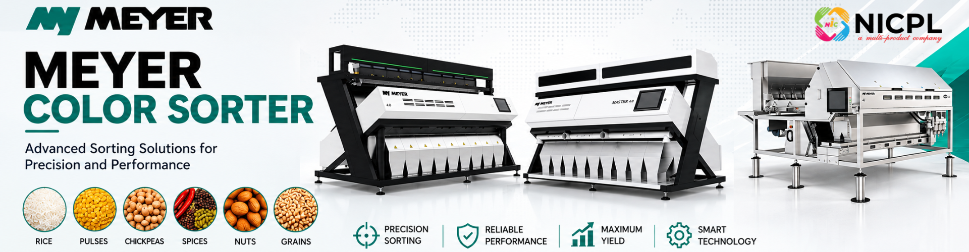 Meyer color sorter banner